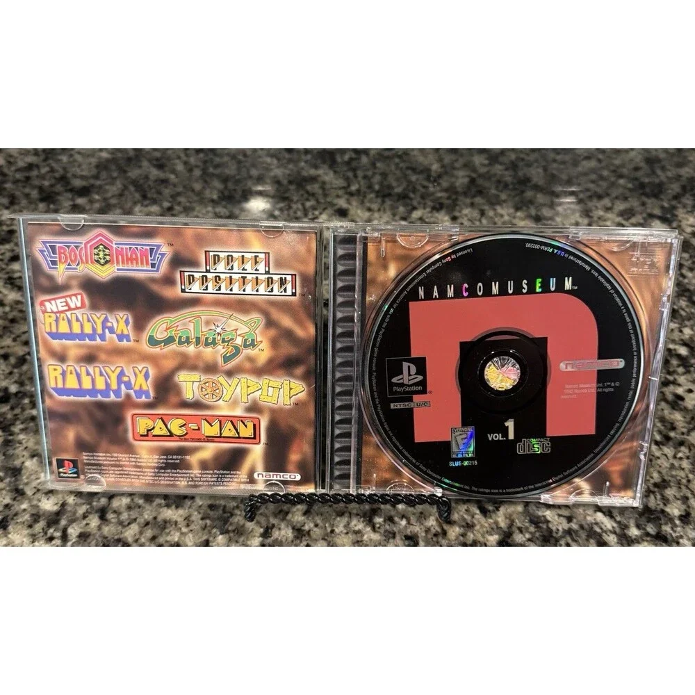 Namco Museum Vol. 1 (Sony PlayStation 1, PS1, 1995) Complete CIB - Tested